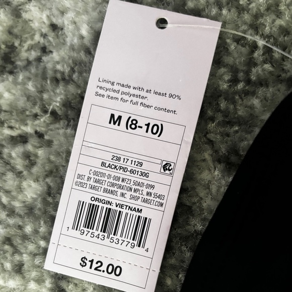 NWT Wild Fable Triangle Bikini Top Black Size: Medium (8–10) - Picture 3 of 4